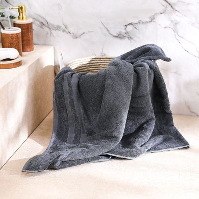 Ideal High Bulk Bath Towel 70x140 Cm Charcoal Grey