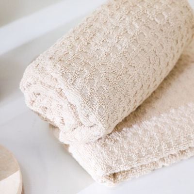 Home Collection 2- Piece Set Hand Towel 40x60 Cm Assorted