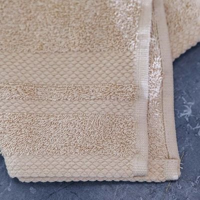 Derby Face Towel 33X33 Cm - Beige