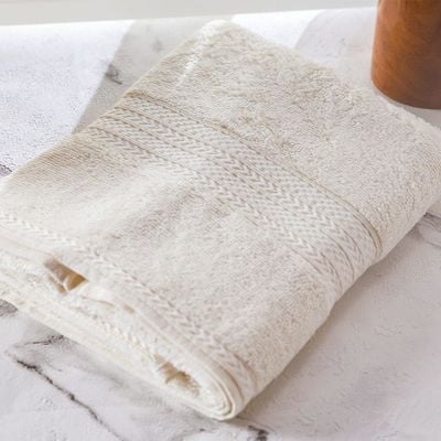 Egyptian Cotton Hand Towel 90x50 Cm White