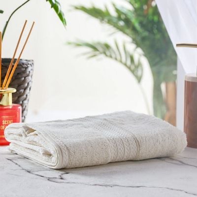 Egyptian Cotton Hand Towel 90x50 Cm White