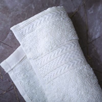 Egyptian Cotton Face Towel 33X33 Cm - White