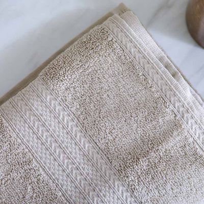 Egyptian Cotton Hand Towel 90X50 Cm - Beige