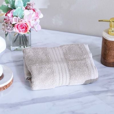 Egyptian Cotton Hand Towel 90X50 Cm - Beige