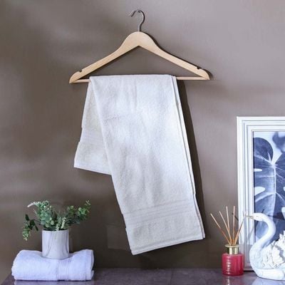 Egyptian Cotton Hand Towel 90X50 Cm - Off White