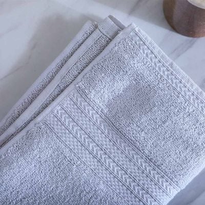 Egyptian Cotton Hand Towel 90X50 Cm - Grey