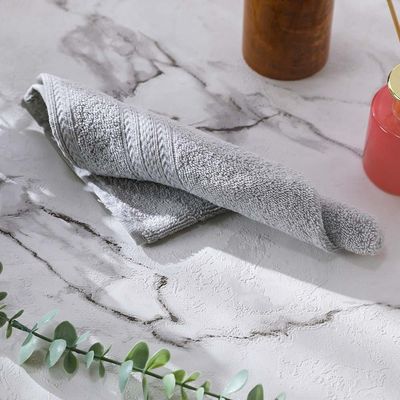 Egyptian Cotton Face Towel 33x33 Cm Grey