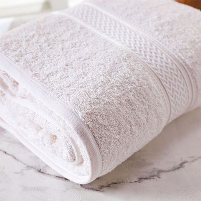 Organic Cotton Bath Sheet 150x90 Cm White