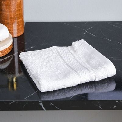 Organic Cotton Face Towel 33x33 Cm White