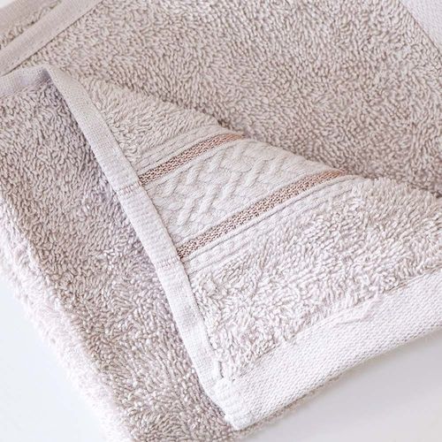Organic Cotton Face Towel 33x33 Cm Grey