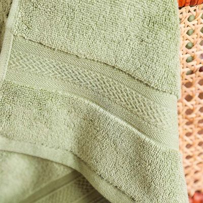 Rocco Zero Twist Hand Towel 90x50 Cm Sage green