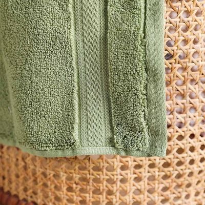 Rocco Zero Twist Face Towel 33x33 Cm Sage green