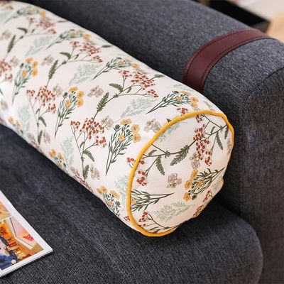 Euthopia Flora Bolster Cushion 20X50 Cm Off White