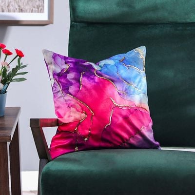 Radiant Sparkle Tie Dye Cushion Cover 45X45 Cm Multicolor