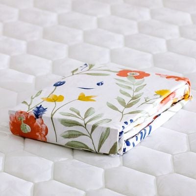 Paradise Flora Queen Fitted Sheet 160x200 Cm Yellow