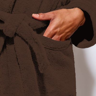 Sapphire Unisex Bathrobe -Brown