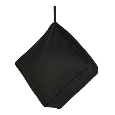 Maxwell Solid Pouffe -Black