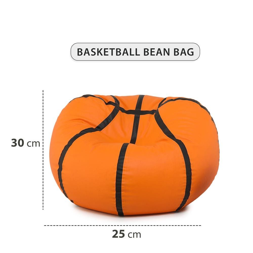 Basketball bean bag store chair for adults