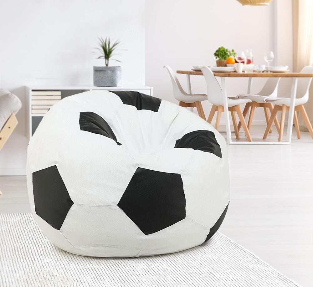 Black and white bean best sale bag chair