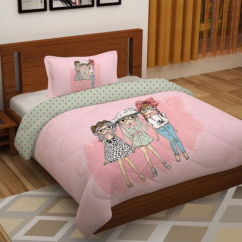 Caramel Digital Print D-3256 Kids Single Comforter Set
