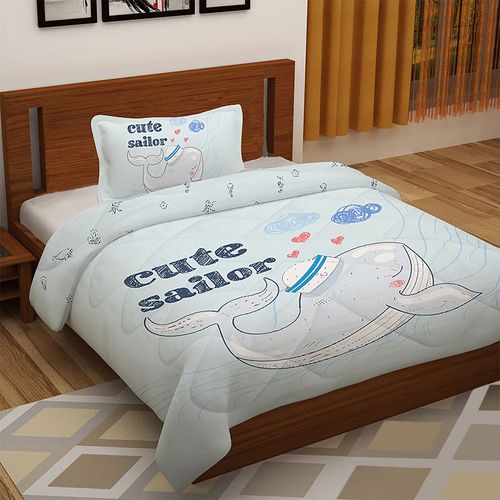 Caramel Digital Print D-2869 Kids Single Comforter Set