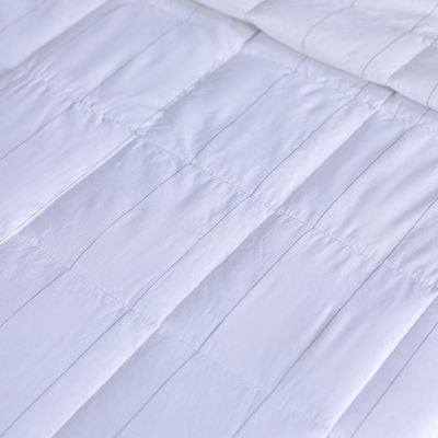 Joy Cotton Quilted Bed Spread King -White