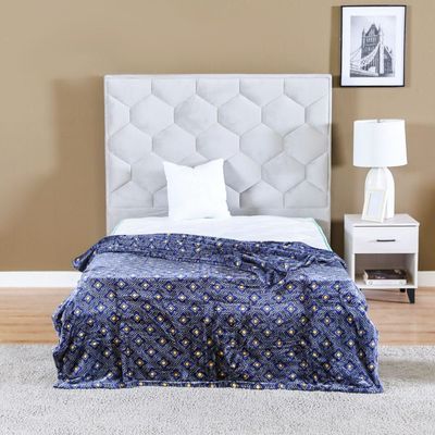 Kosmo Printed Blanket Single 150X235 Cm - Blue