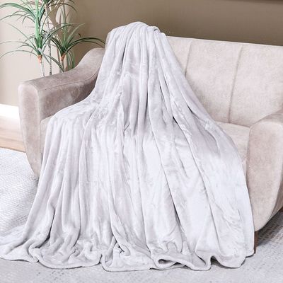 Vegas Solid Blanket Single 150X200 Cm - Off White