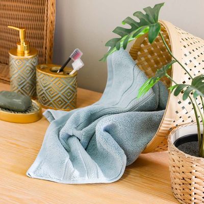 Flossy Advance Hand Towel 50x100 Cm Aqua