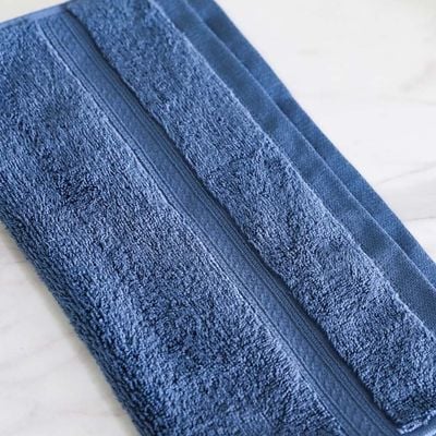 Flossy Advance Face Towel 33x33 Cm Dark Blue