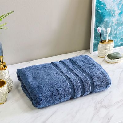 Flossy Advance Bath Towel 70x142 Cm Dark Blue