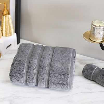 Flossy Advance Bath Sheet 84x165 Cm Dark Grey