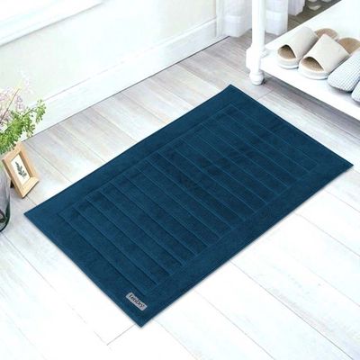 Lets Dry Valencia Border Bathmat 48X78 Cm - Teal