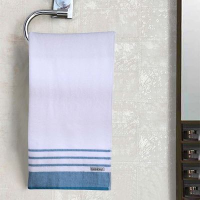 Lets Dry Reinheart Border Hand Towel 50X80 Cm - Teal 