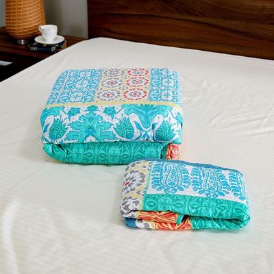 Casablanca 3-Pcs King Bedspread 240x260 Cm Teal