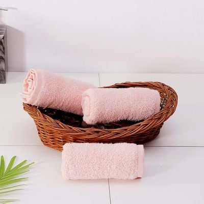 Cloud Touch Super Fine Zero Face Towel 33x33 Cm Pink