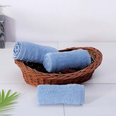 Cloud Touch Super Fine Zero Face Towel 33x33 Cm Dusty Blue
