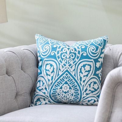 Gleam Filled Cushion 45x45 Cm Blue