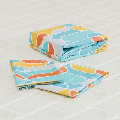 Albany Fab King 3- Pcs Fitted Sheet Set 180x200 Cm Teal