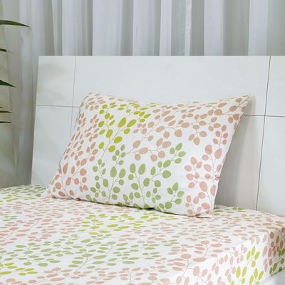 Albany Willow Queen 3- Pcs Fitted Sheet Set 160x200 Cm Green