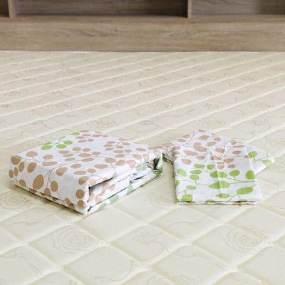 Albany Willow King 3- Pcs Fitted Sheet Set 180x200 Cm Green