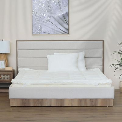 Serenity Mattress Topper King 180x200 Cm Beige