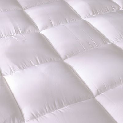 Serenity Silk Feel Mattress Topper Queen 160x200 Cm White