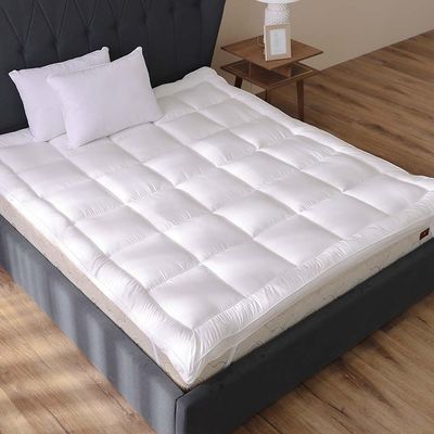 Serenity Silk Feel Mattress Topper Queen 160x200 Cm White