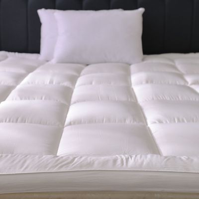 Serenity Silk Feel Mattress Topper Super King 200x200 Cm White