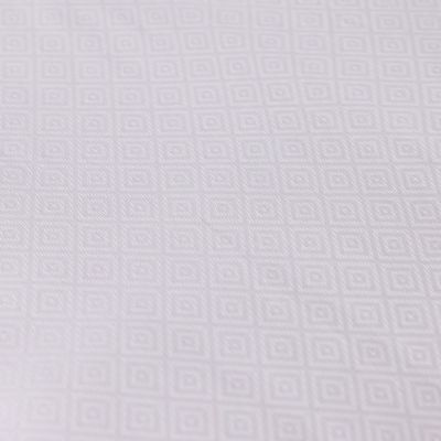 Delight Diamond Jacquard 10- Piece Super King Comforter BIAB Set 260x260 Cm White