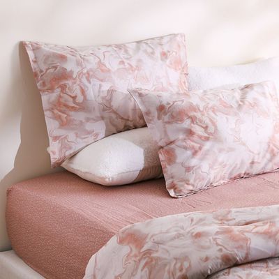 SS23 Kingsley Noa King Comforter 4-Piece Set 240x260 Cm Blush