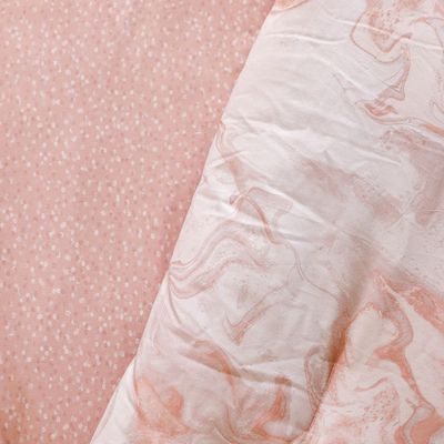 Kingsley 4-Pc Noa King Comforter Set - Blush Pink - 240x260 cm