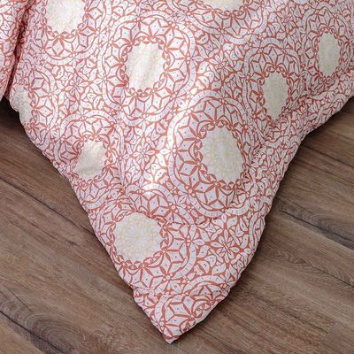 AW23 Bliss Mandala 6- Piece King Comforter Set 240x260 Cm Rust