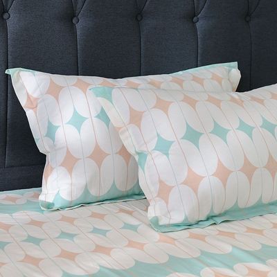 AW23 Bliss Spencer 3- Piece King Fitted Sheet Set 180x200 Cm Teal